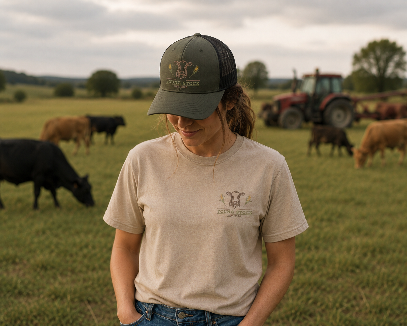 Young Stock Mesh Back Hat